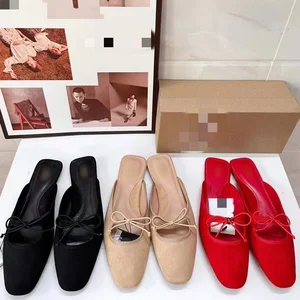 QuiteS Open Toe Summer Casual Flat Sandals Moeller Shoes with Wrapped Head Soft Bottom Slippers with Sexy Style