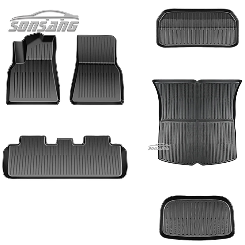 Tappeti Tappetini IN Moquette Premium Velour per Tesla Model X
