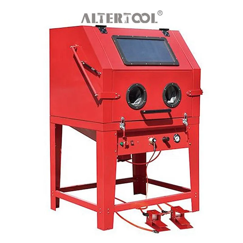 Hot Sale Sandblasting Cabin 1000l Vertical Sandblast For Sale