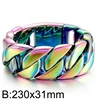 23*3.1*0.85cm-Pulsera brillante de colores
