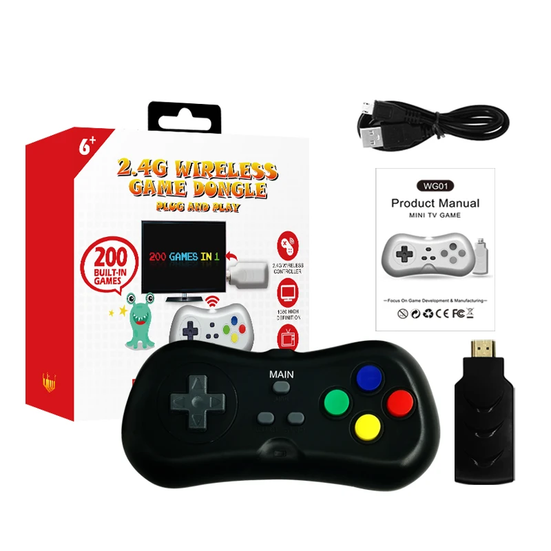 Orijinal Uretici Aile Retro Tv Kablosuz Oyun Konsolu Wg01built In 200 Hicbir Tekrar Oyunlari Dongle Buy Retro Oyun Konsolu Tv Oyun Konsolu El Oyun Oyuncu Product On Alibaba Com