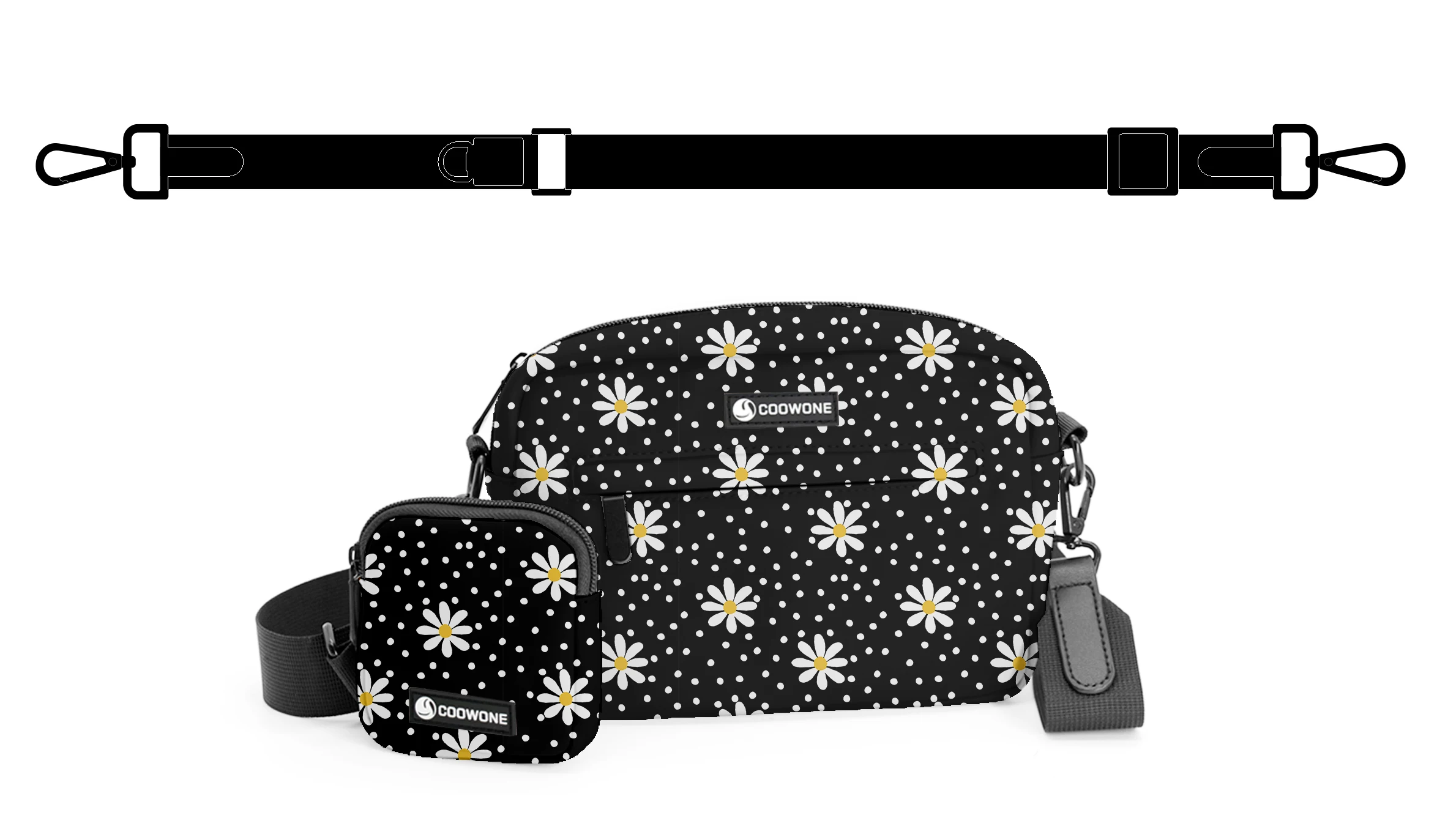 Outdoor Dog Walk Bag Custom Designer Pattern Print Waterproof Dog