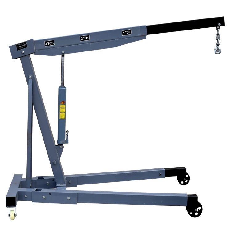 3ton Heavy Car Hydraulic Engine Crane Manual Shop Car Hoist Engine