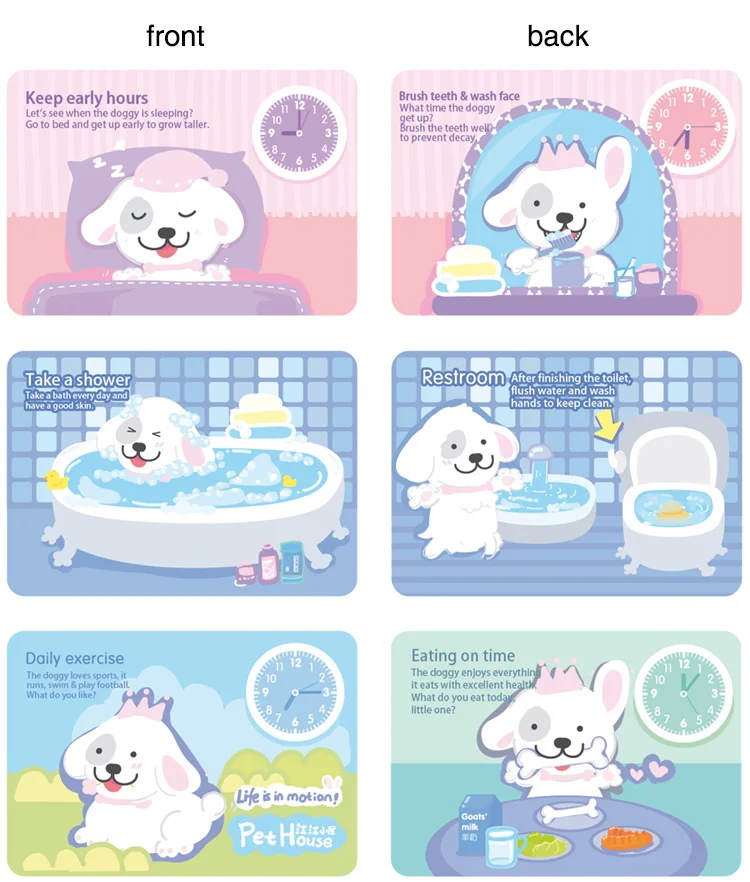 Для детей раннего обучения Развивающие игрушки домик для домашних животных для маленьких датчик движения игры ролевые игры набор игрушек