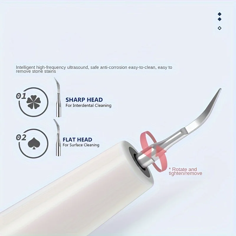 Remover Teeth Teeth Cleaning 2600000 Operating Frequency Tooth Cleaner