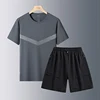 Dark Gray [T-shirt] + Black [short]
