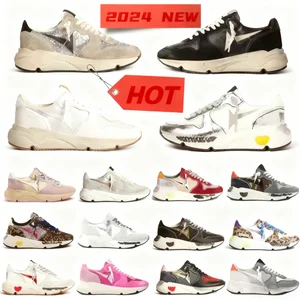 Designer Superstar Sneakers Running Shoes Classic White Vintage Sequin Dirty Finish Mesh Upper Winter Unisex Walking Trainers