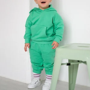 High Quality Wholesale Children Apparel Vendor Fall Winter Kids Custom Baby Boy Jogger Set