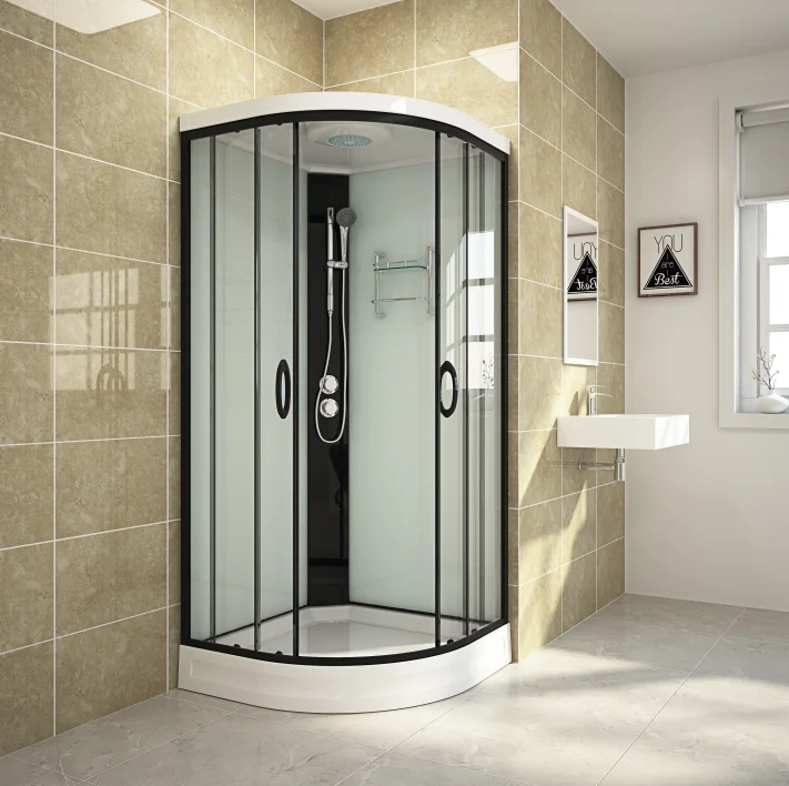 90*90cm Cheap Shower Rooms For Bath Cabin With Sector Shower Trays High ...