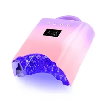 78w High Power High Quality Rechargeable UV LED Gel Nail Lamp Cordless Nail Supplies Professional Nail Gel Polish Dryer