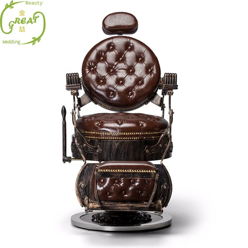 
 Отличная Фошань Античная дешевая оптовая продажа винтажная для укладки гидравлический насос парикмахерские кресла для парикмахерский салон мебели распродажа  