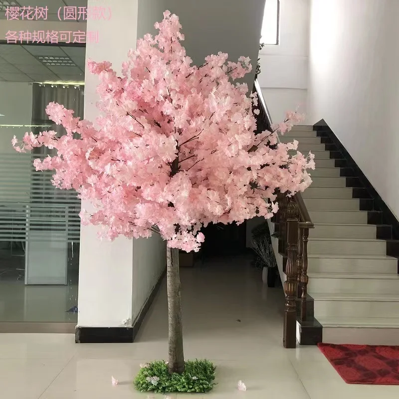 SPRING PLANTING Artificial Cherry Blossom Tree Outdoor Wedding Hotel Decoration Customized pink Artificial Cherry Tree