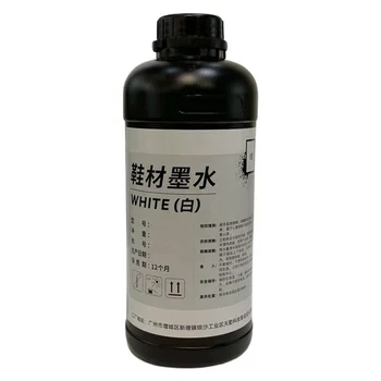 White printing ink for shoes material and leather soft uv ink for inkjet printer