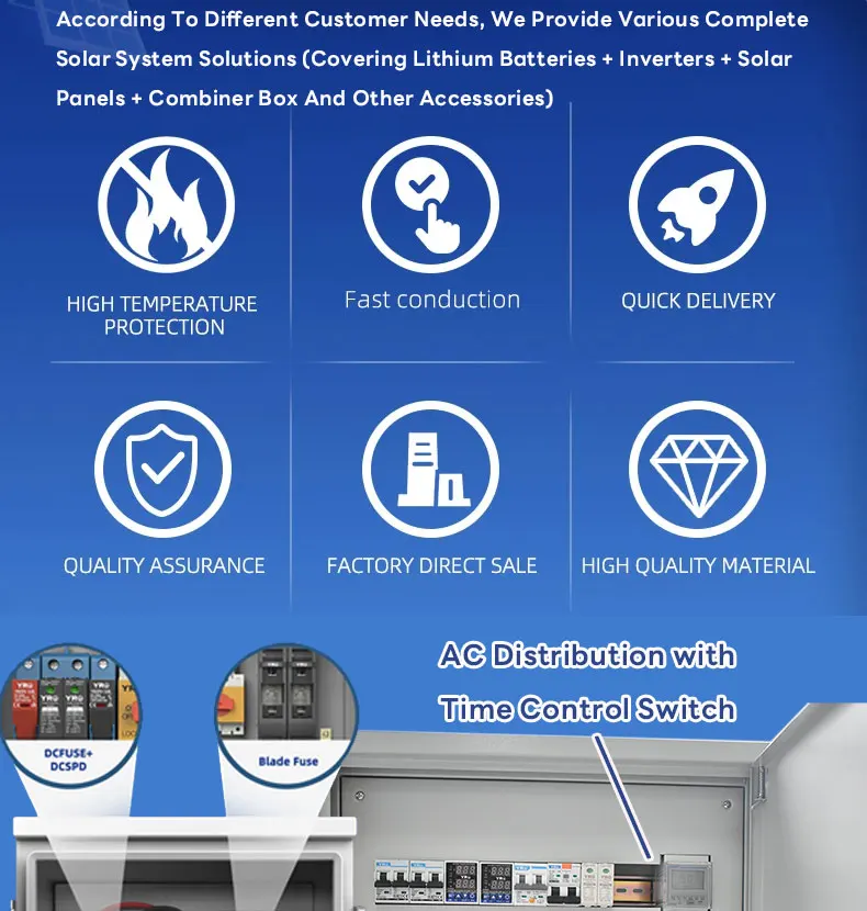 Power Distribution Box For Solar System