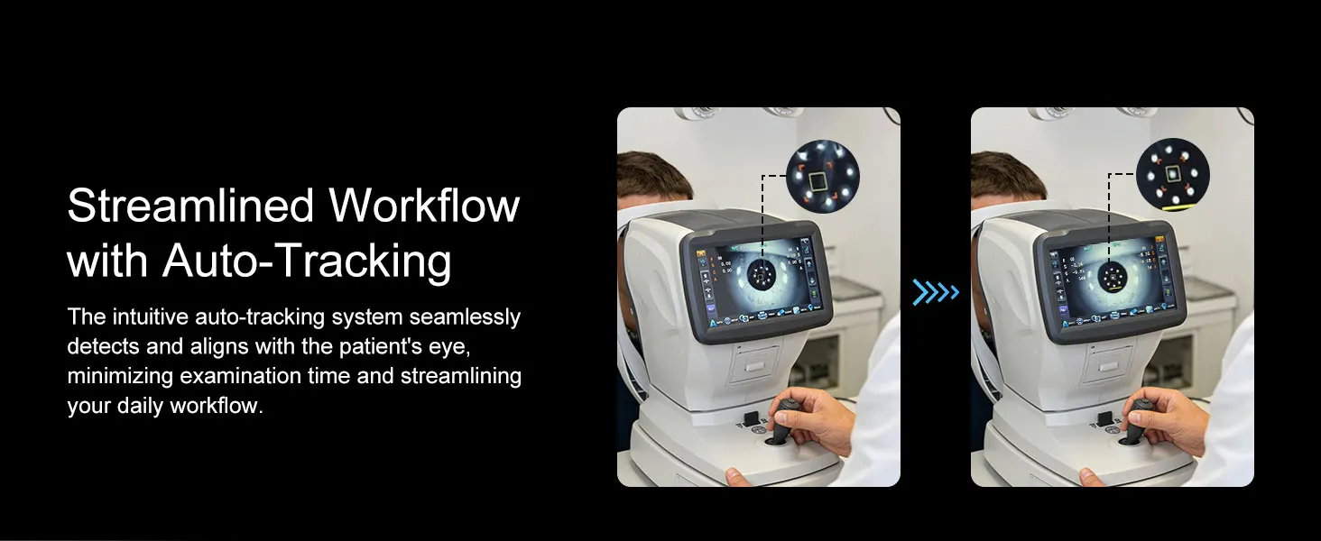 FA‑8000K Automatic Refractometer with Keratometer CE Approved Optometry Eye Test Machine