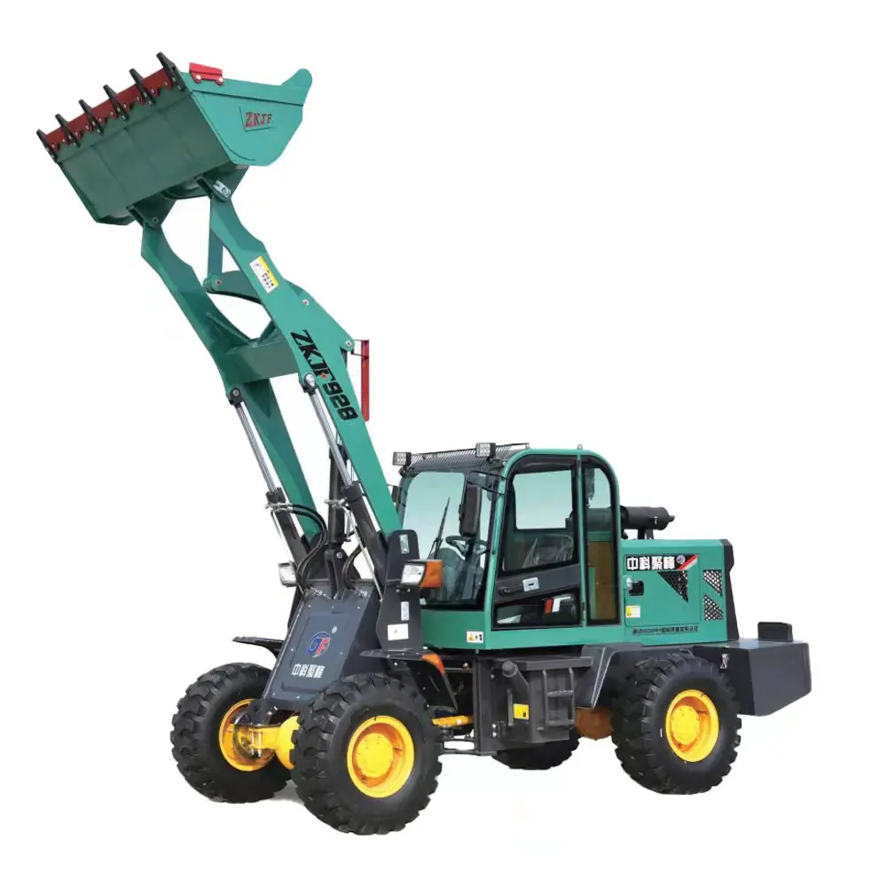 Small 1.6ton wheel loader dump bucket for urban construction and agriculture