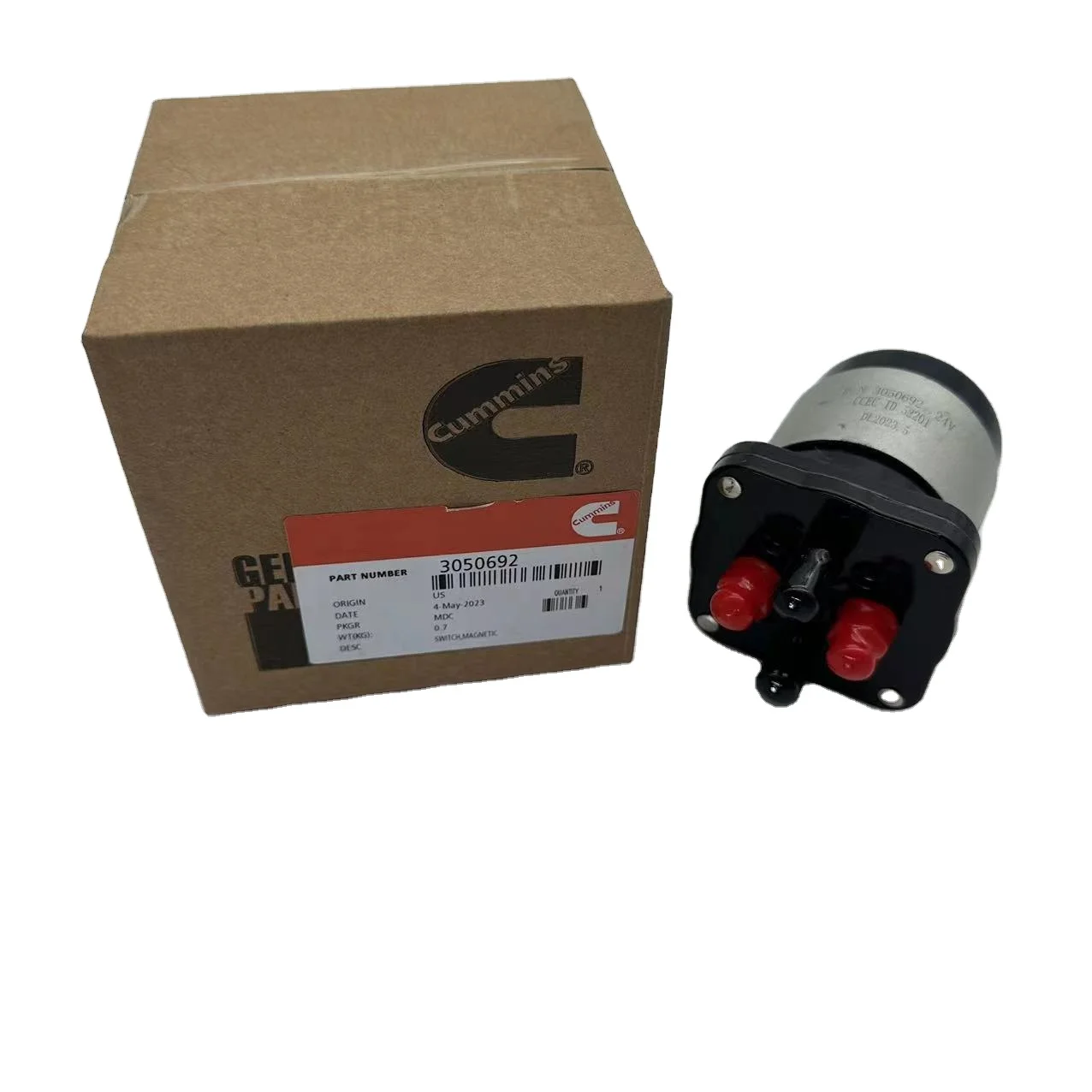Construction Machinery Part Nt855 Diesel Generator Set 24v 200a Solenoid Engine Part Starter Motor Relay Magnetic Switch 3050692