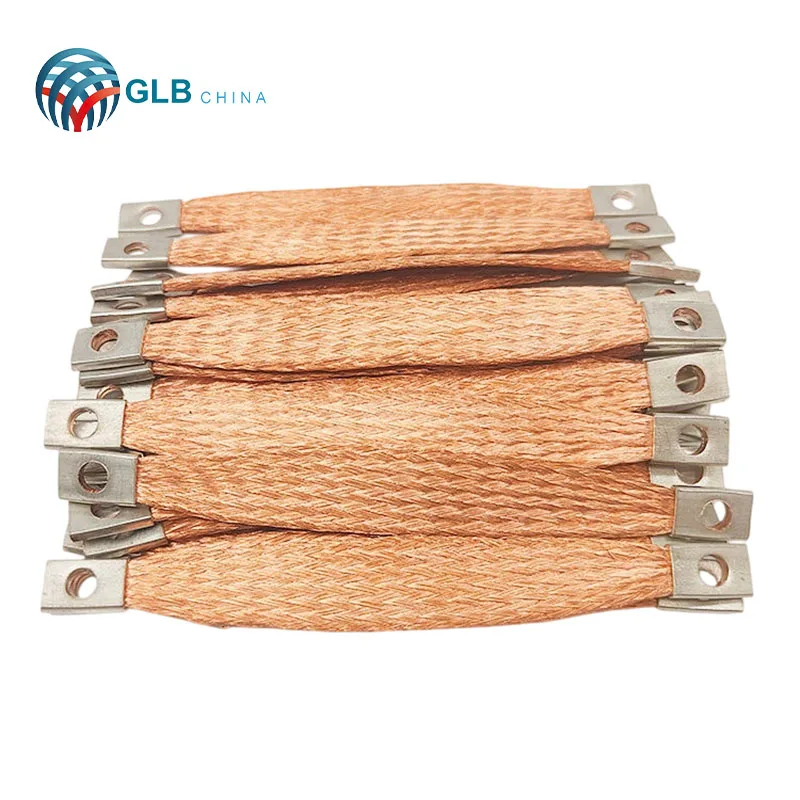 High Quality Pure Copper Flexible Ground Strap Braided Copper Thermal Busbar for Electrical Hardware Supplier