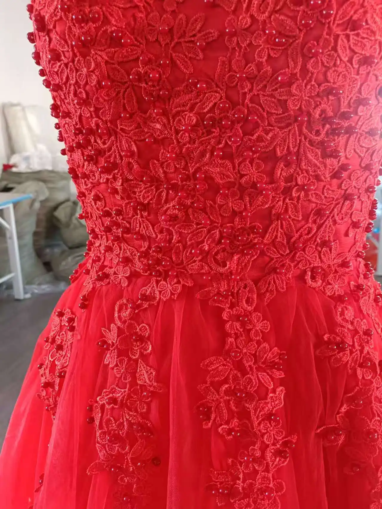 2025 New Style Prom Dresses for Women Princess Dream Bud V-Neck Spring  Pull-Up Wedding Dress Lace-up Back Design Appliques