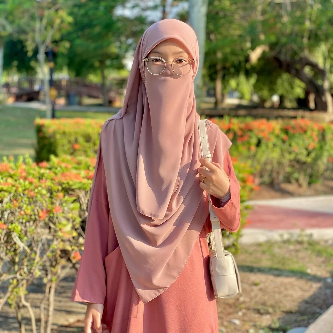GladThink Femmes Musulmanes Mini Pleine Couvert Hijab Coiffure Foulard Islamique 4 Pièces Set No.9 GladThink Femmes Musulmanes Mini Pleine Couvert Hijab Coiffure Foulard Islamique 4 Pièces Set No.9