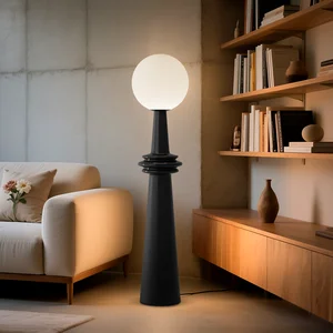 Contemporary Floor Standing Lamp Decoration with LED Design, Free-Standing Light for Living Room Italy-inspired Decor & Shade