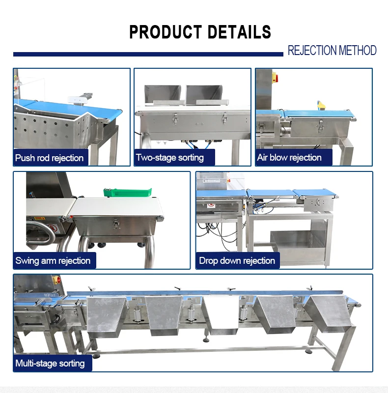 Factory Price Conveyor Belt Checkweigher Weighing Scales for Bottle Production Line