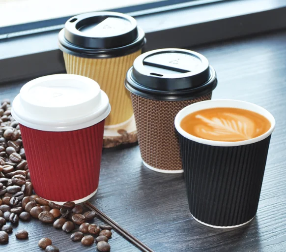 2023 Disposable Cup Hollow Wall Double Layer Sleeve Forming Machine With Thick Coffee Paper Cup supplier