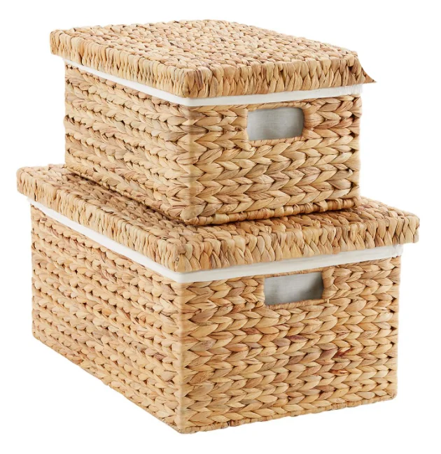 Water Hyacinth Seagrass Basket Water Hyacinth Storage Basket Wicker