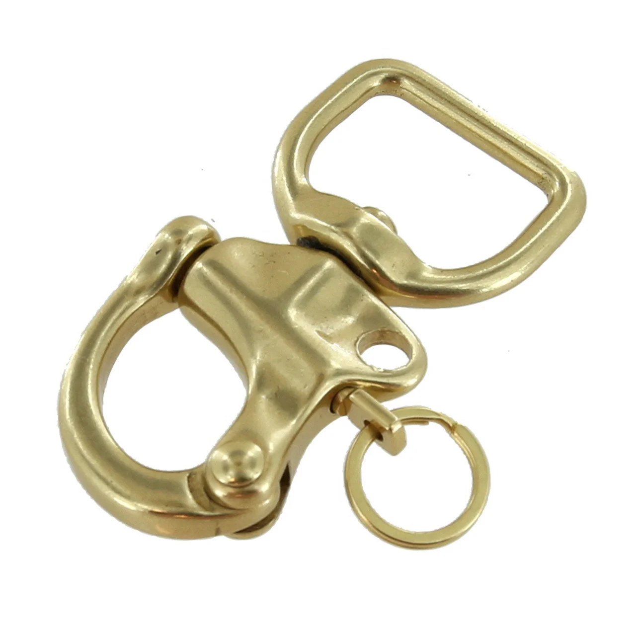 2Pcs 70mm Mousqueton Pivotant à Emerillon,Mousqueton pivotant inox Accessoires,Mousqueton à émerillon en acier inoxydable 316,Matériel nautique Pivota | Leroy Merlin