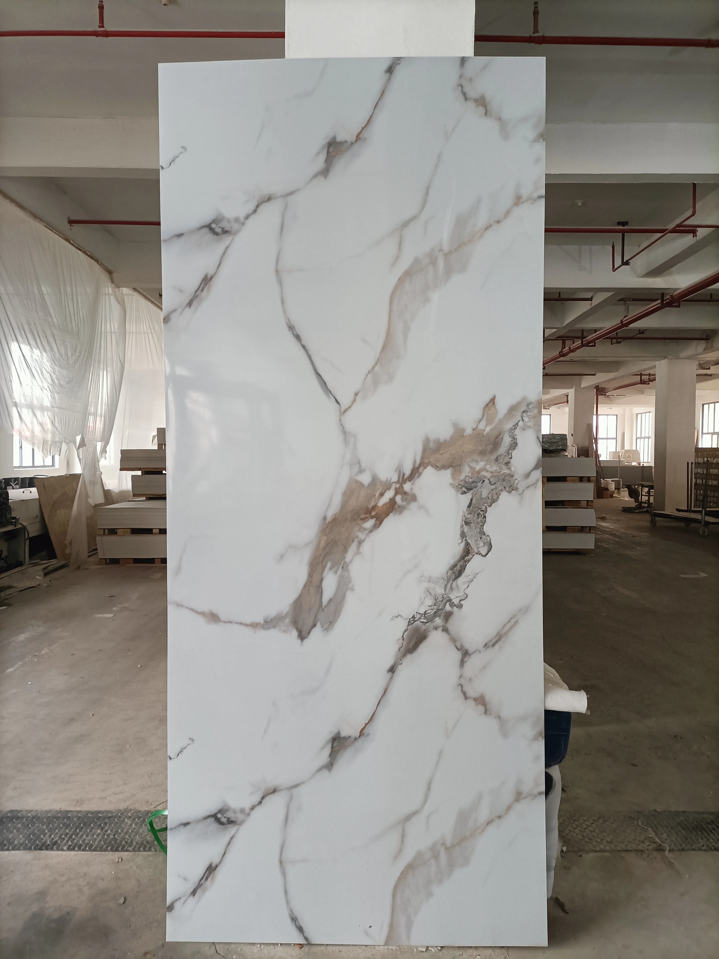 Waterproof Fireproof UV Marble Sheet Alternative PVC Sheet 3mm UV ...