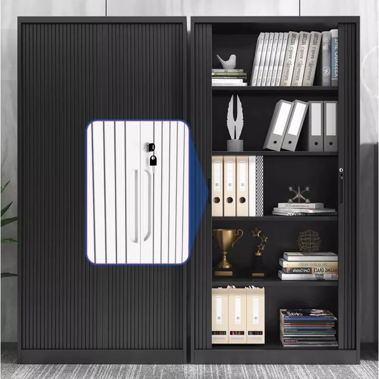 Xingyuan Modern Design Steel File Storage Cabinet with Roller Shutter Door Wholesale Office Furniture for School Gym Application