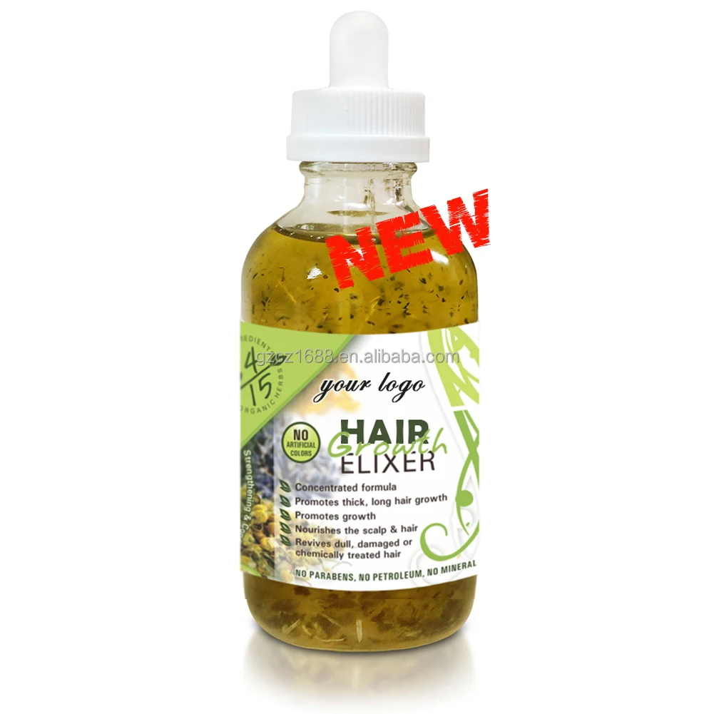 Hot Selling Natural Organic Formula Rosemary Castor Oil Scalp Elixirs