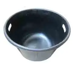 Customized Strong Tyre Rubber Bucket,Round Flexible Container&Pail,Flexible Storage Basket 45-60L,rubber Concrete Mixing Tub