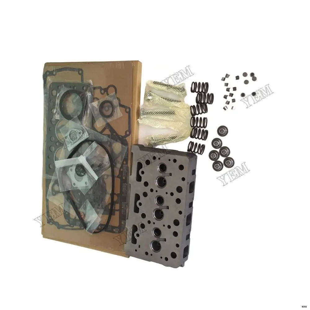 Cylinder Head Assy With Full Gasket Kit Fit for Kubota D1102 Engine Tractor Generator Excavator