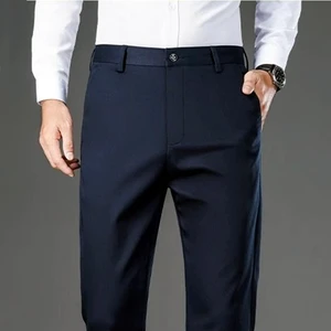 Men's Elegant Suit Pants Uniform Maker Trousers for Men Casual Pantalones Work Pants Cargo Pantalon Homme