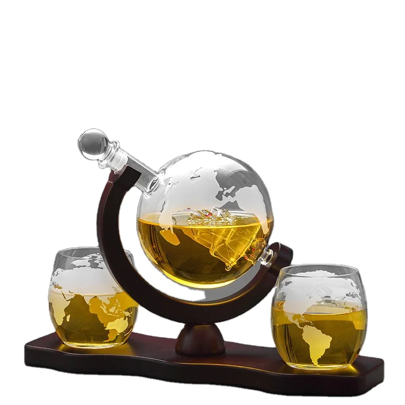 Лидер продаж высококачественный креативный держатель для Винных Бокалов украшения бара стеклянный шар коктейль графин декантер центрифуга