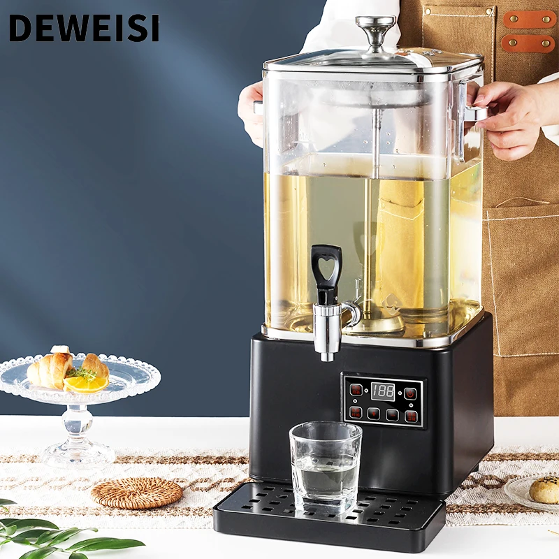 DEWEISI 15L square Multi Functional Electric Water Kettle Tea Maker with Filter Visual Body Tea Boiler with Faucet Dispenser