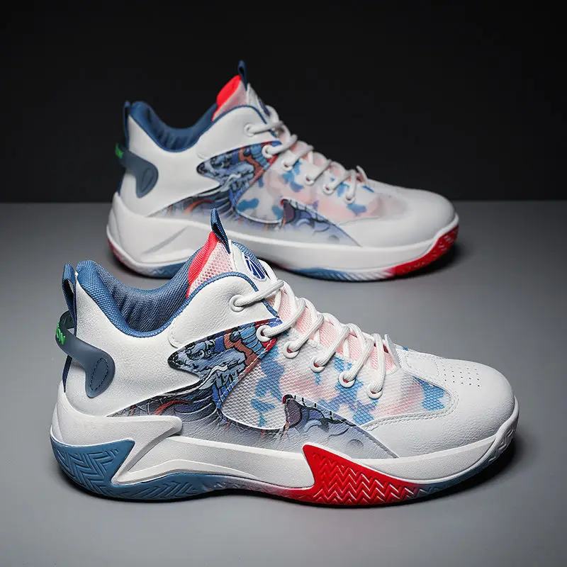 Men's Sneakers Fashion Design Shoes Stretch Breathable Tennis Shoes Comfortable Running Shoes