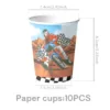 Gobelets en papier colorés-10 pièces