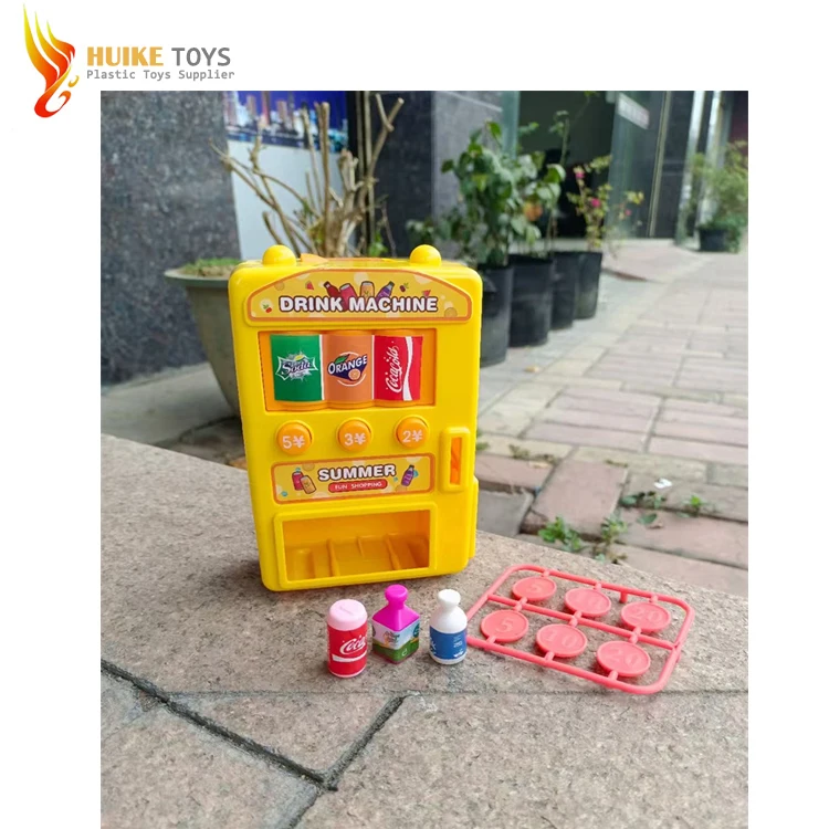 2025 Cute Plastic Food Shopping Kids Pretend Play Supermarket Toy Set with Cart