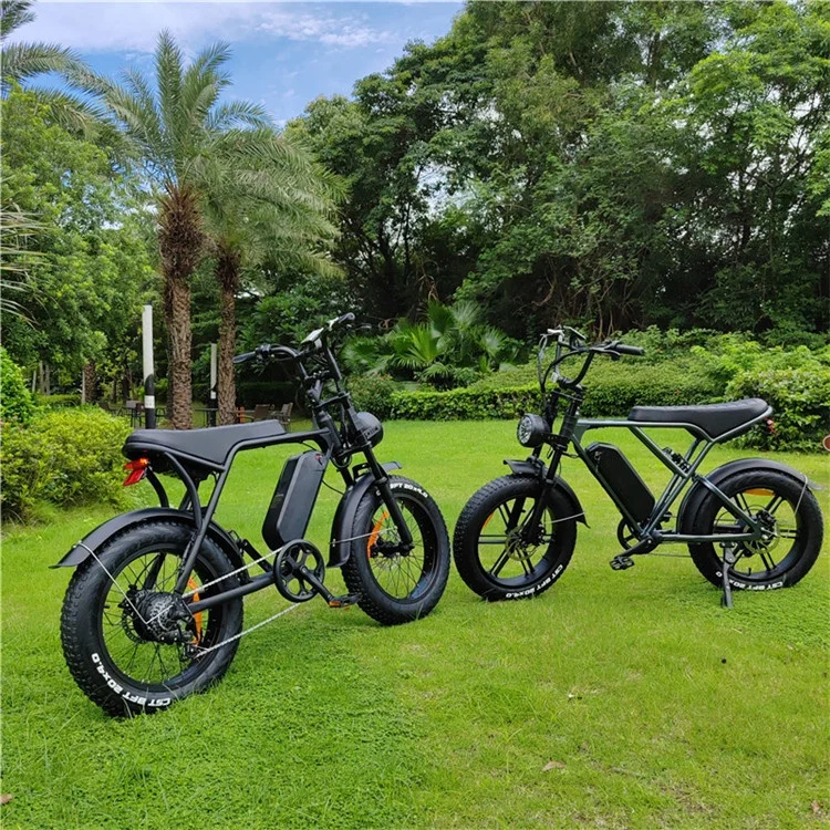 Ouxi V8 20 New Fat Tire Electric Bicycle 750w 48v Electric Fat Bike 15ah Fat Tire Ebike Eu Usa 2626