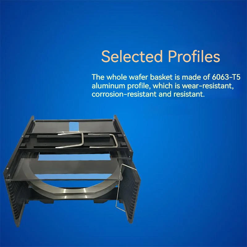 Wafer Cassette Wafer Chip Frame Box With Blue Film Iron Rings Storage