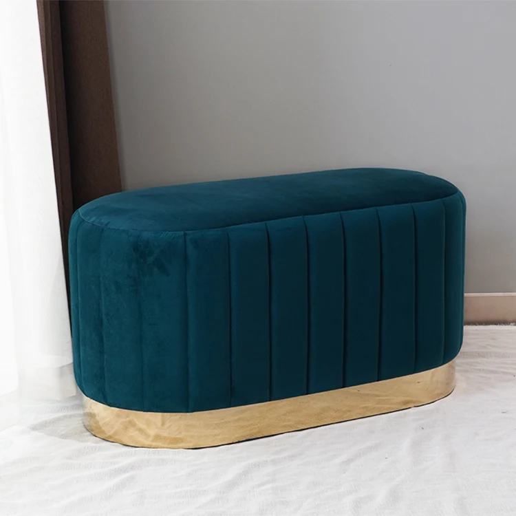 Wholesale Fashion Luxury Modern Simple Shoe Change Stool Bedroom Sofa Bench