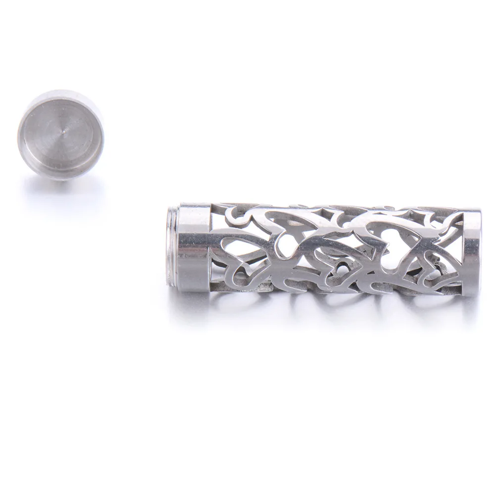 Unique Oil Necklace Stainless Steel Perfume Bottle Diffuser Pendant Necklace for Women