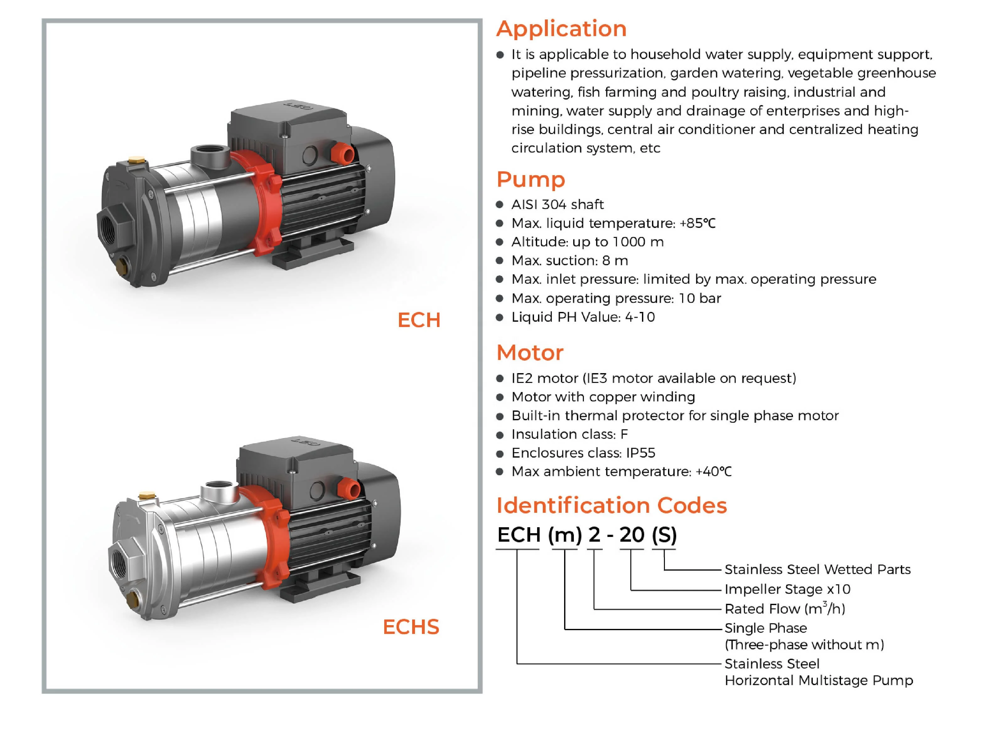 LEO Electric High Pressure High Temperature Multistage Pump Centrifugal Pump