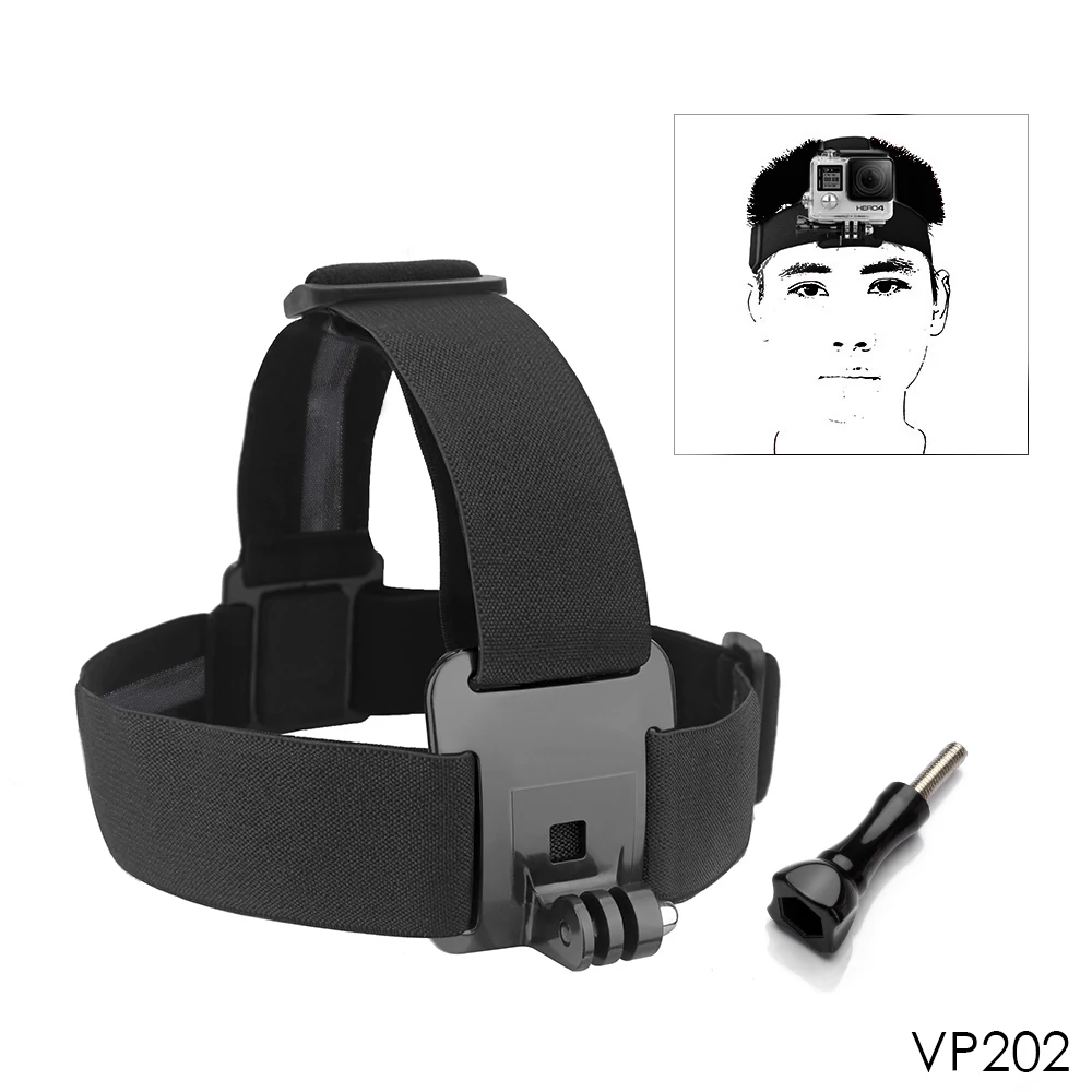 HONGDAKHot Sale for gopro Camera Accessories Headband Camera Customizable Nylon Head Strap