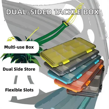 Wholesale Multifunctional Double-sided Adjustable PP Fishing Lure Box with Stream Lake & River Storage for Fishing Tackle – Lure – view 3