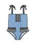 Costume intero da bambina