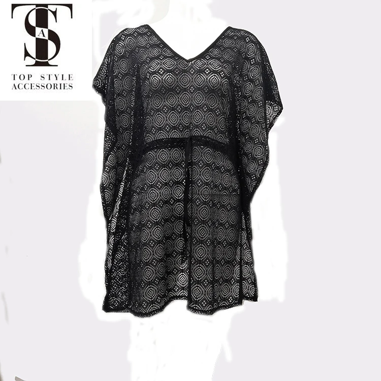 Women Black Half Sleeve Net Sarees 