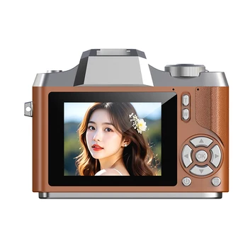 LK012 Professional Photo Smart Mini SLR CCD 3" IPS Screen Projection Kids Film Camera HD 1080P Waterproof Plastic MicroSD MP3